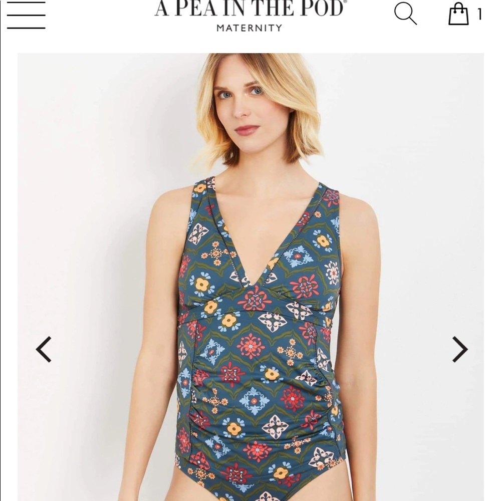 pea in the pod maternity two piece swim
